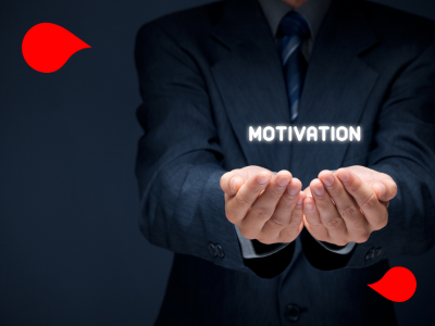 Mówca motywacyjny inspirujący zespół podczas wydarzenia firmowego